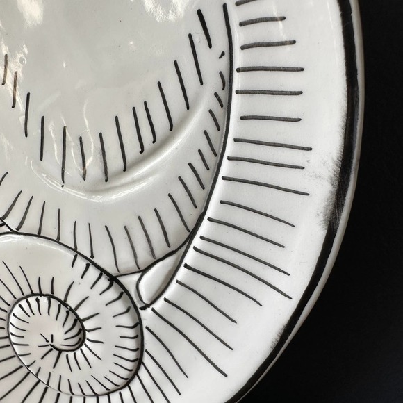 Vintage Cat Glazed Ceramic Dish Plate for Bonwit Teller Made in Italy - Picture 5 of 11